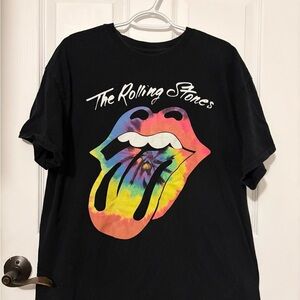 The Rolling Stones Black Cotton Tee